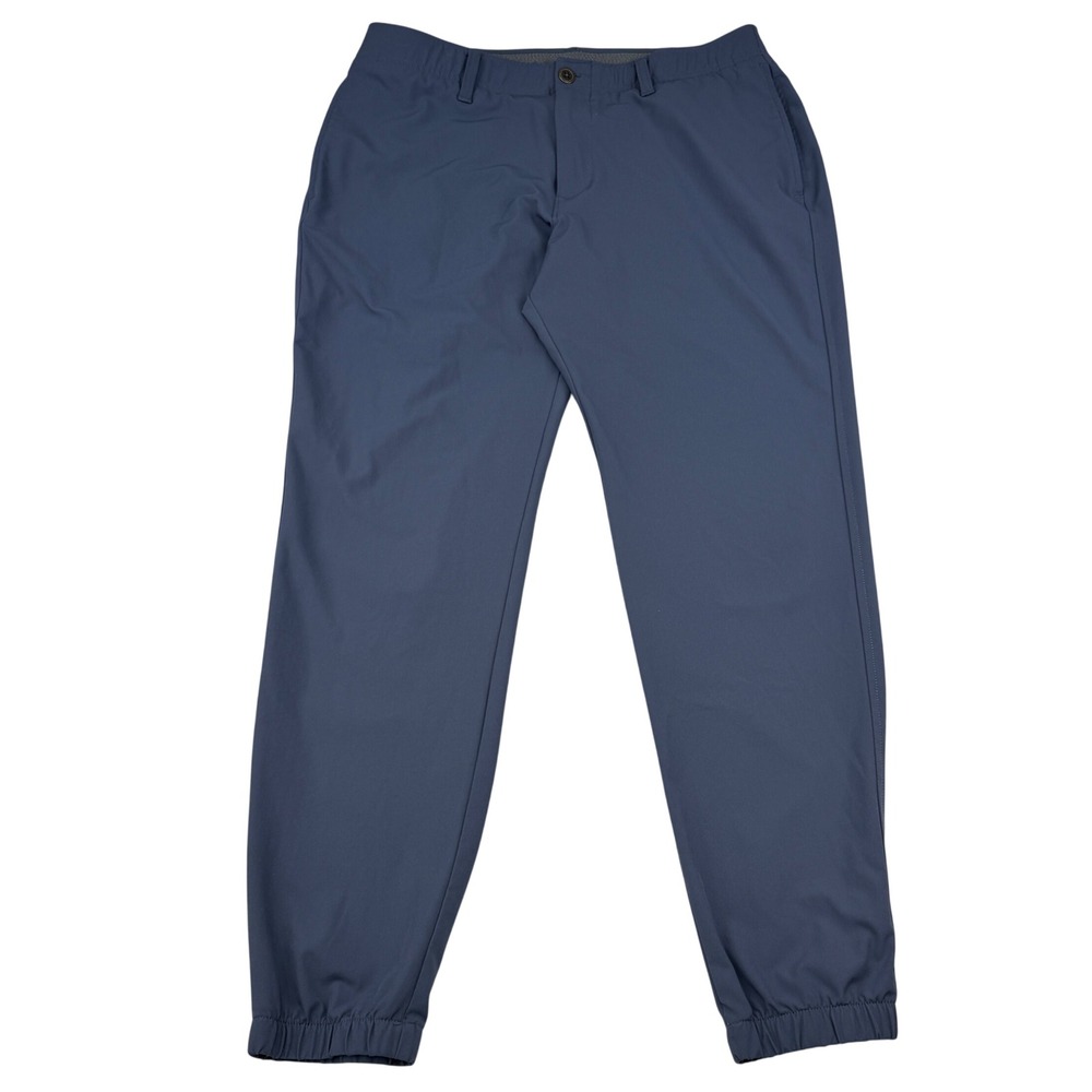 Under Armour Performance Tapered Joggers Mens 34/30 Blue Golf Athletic Casual